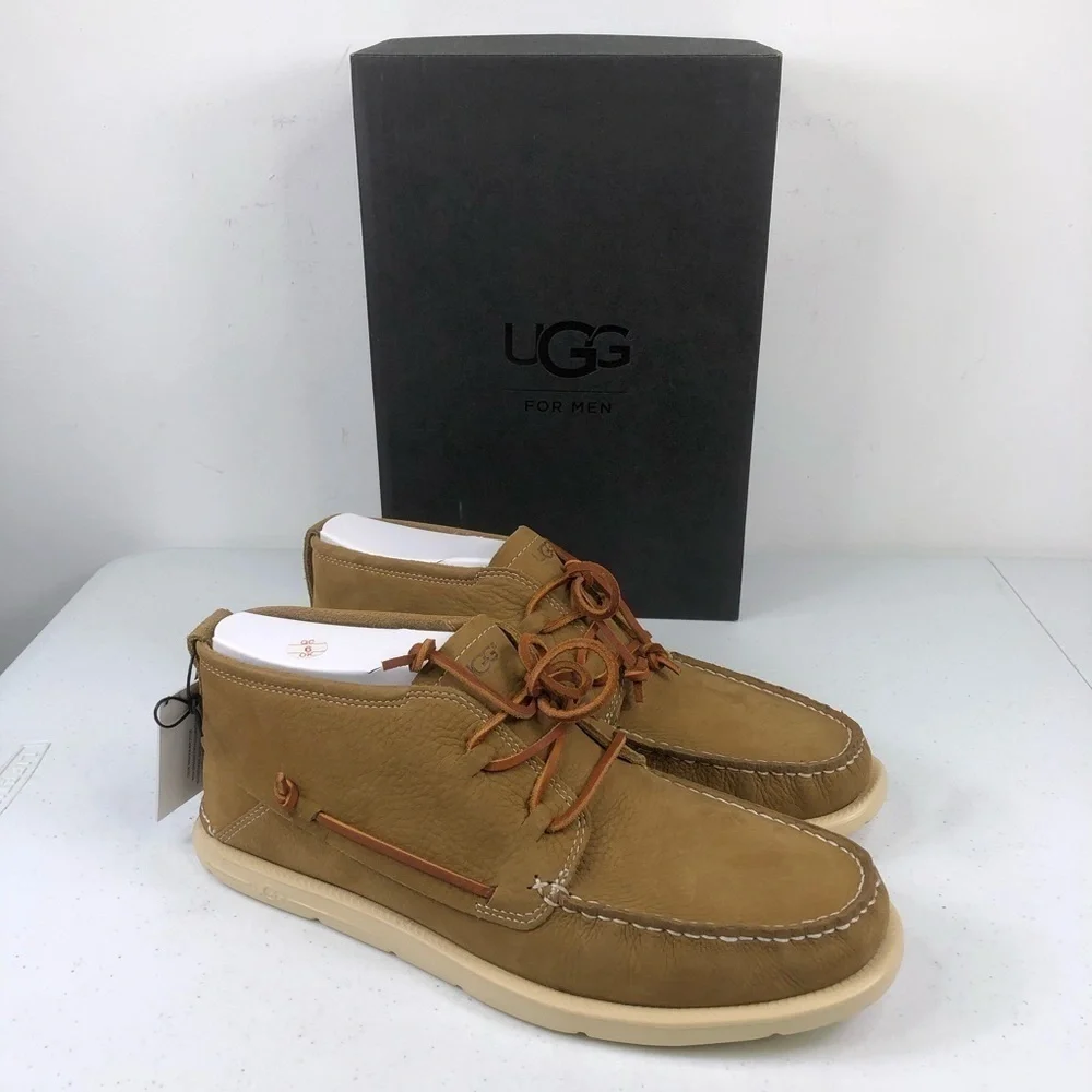 Ugg BEACH MOC CHUKKA Boots TRUE Carmel LEATHER